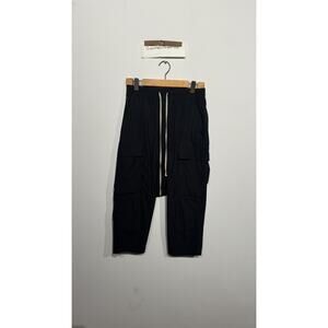Rick Owens Lightweight Creatch Cargo Cropped Pants - Size 48